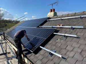 Installing Solar Panels on a Slate Roof in Wakefield